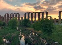 Foto acueducto tarde